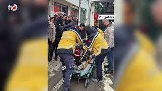 Mağazanın Merdivenlerinden Düşen Kadın Hastanelik Oldu