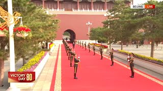 International guests arrive to attend China's V-Day commemoration