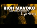 Rich Mavoko Wanakutamani L Lyrics