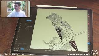 Kingfisher : Japanese Woodblock
