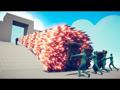 4x ZOMBIE MIRROR SHIELD vs 2x EVERY GOD - TABS | Totally Accurate Battle Simulator