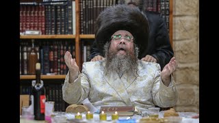 האדמו''ר מווערצקי מלווה מלכה בצפת |  Veretzky Rebbe Melava Malka In Tzft