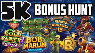 €5000 SLOTS BONUS HUNT | 23 BONUSES SAVED LOOKING FOR A BIG WIN FROM ONLINE SLOTS