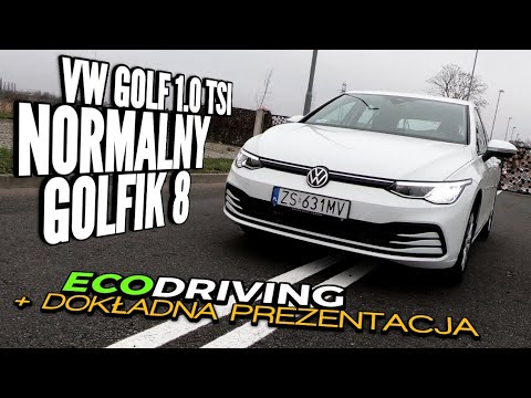 2020 VW Golf 8 1.0 TSI - Rzut oka z bliska i test spalania NORMALNEGO Golfa mk8.