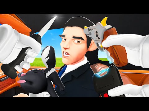 Using EVERY Weapon as a Taxi Driver in VR