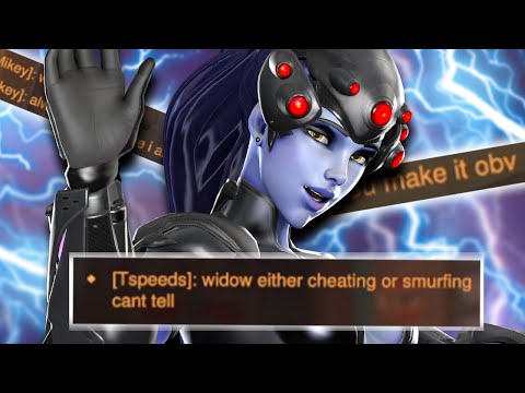 Overwatch 2, but I'm being accused of CHEATING on Widowmaker