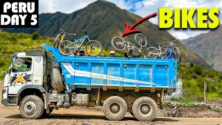 The surprising reason Peruvians fill entire dump trucks with mountain bikes...