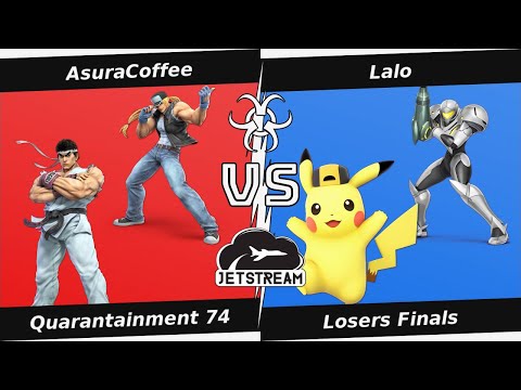 Quarantainment 74 Losers Finals - AsuraCoffee (Ryu, Terry) Vs Lalo (Pikachu, Samus) - SSBU