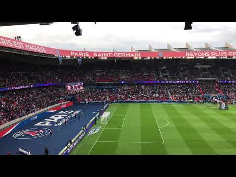 PSG-ANGERS : entrée des joueurs  05/10/2019