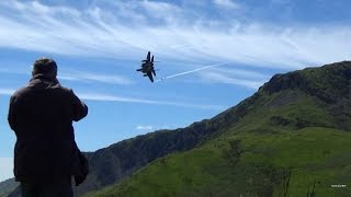 Great Low Flying Jet Watching Holiday &quot; Mach Loop Wales 2015 &quot;