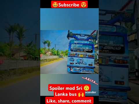 Spoiler mod Sri Lanka bus 🙌🤩 #srilanka #trendingshorts #trending #bus #automobile