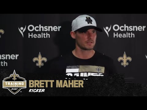 Brett Maher on Joining New Orleans | Saints Training Camp 2021