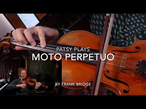 Moto Perpetuo by Frank Bridge played slowly by Patsy Reid (ABRSM Grade 7 Violin)