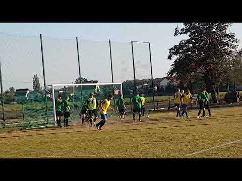 Nietypowy rzut wolny i gol - LZS Raszowa - Ruch Steblów, sezon 2018-2019