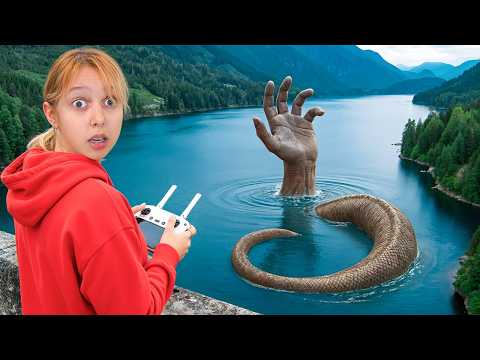 Our Drone Found a HAND SEA MONSTER! 