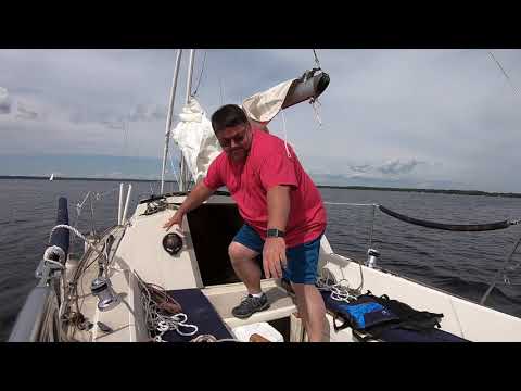 Sailing my 1986 O'Day 272 on Lake Oneida, NY