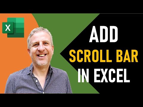 How to Add a Scroll Bar in Excel