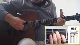 Les enfants du Pirée - Dominique A - Dalida - tuto guitare accords faciles