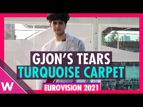 Gjon's Tears (Switzerland) @ Eurovision 2021 Turquoise Carpet Opening Ceremony | Interview