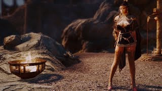 Outfit Arethel from BDO HDT PE Skyrim LE for CBBE body (part 2)
