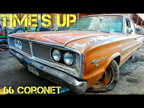 1966 Dodge Coronet Deluxe V8 Junkyard Find