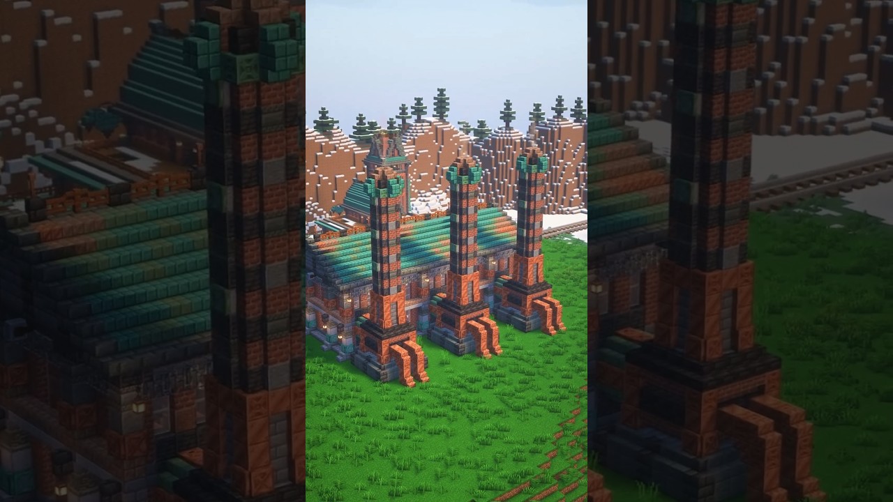 ⚙️ Minecraft Steampunk Factory ⚙️ | Industrial Build Idea for Your World