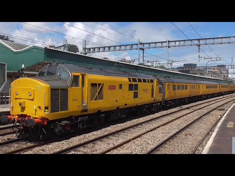 Freight & test train + ecs move at Berkley marsh Newport & Bristol temple meads 6th & 7th July 2021