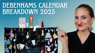 DEBENHAMS ADVENT CALENDAR BREAKDOWN 2025