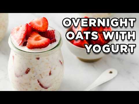 Creamy Overnight Oats with Yogurt