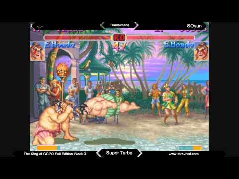 The King of GGPO 2012 Fall Season Week 3 - Super Turbo