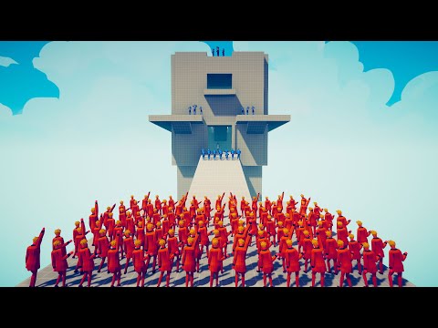 100x Naruto Attacking a Tower ► TABS UNIT CREATOR - Totally Accurate Battle Simulator