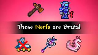 Terraria 1.4.5.7 - All New Nerfs
