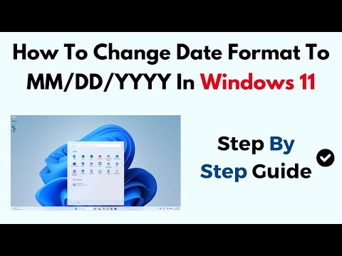 How To Change Date Format To MM/DD/YYYY In Windows 11