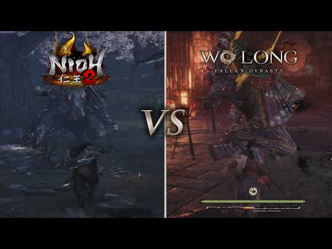 Nioh 2 vs Wo Long Fallen Dynasty - Mezuki boss fight comparison