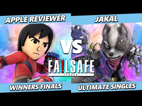 Failsafe: Finale WINNERS FINALS - Jakal (Wolf) Vs. Apple Reviewer (Mii Brawler) Smash Ultimate