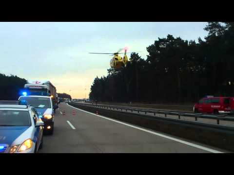 Verkehrsunfall auf BAB 13