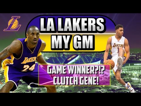 NBA 2K16 LA Lakers MY GM Ep. #7 - GAME WINNER?!?! CLUTCH GENE!!!