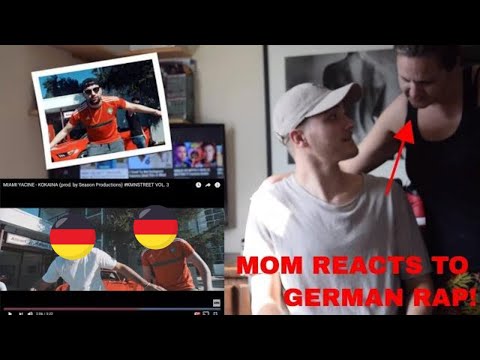 MOM REACTS TO GERMAN RAP! MIAMI YACINE - KOKAINA (prod. by Season Productions)
