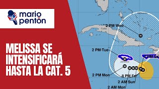 Melissa se intensificará hasta categoría 5, advierte el Centro Nacional de Huracanes