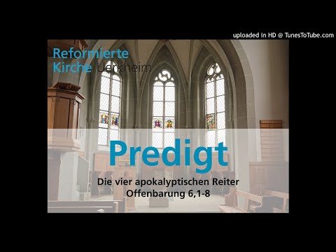 Die vier apokalyptischen Reiter - Predigt zu Offb 6,1-8 (14.03.21)