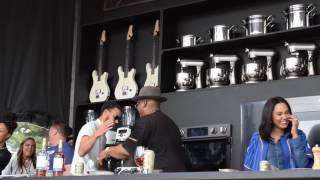 Steph Curry Surprises Wife, Ayesha Curry & E-40 & Tamera Mowry at BottleRock Napa - #SonomaChat