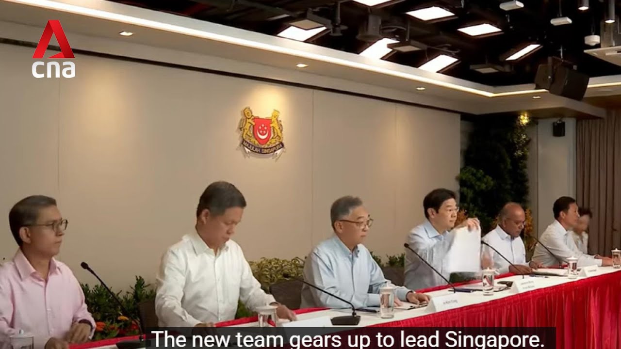 PM Wong unveils what he calls his “strongest team” in new government line-up