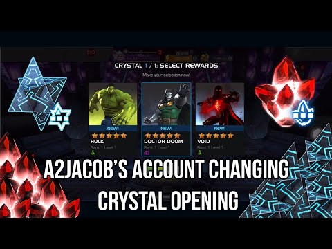 A2Jacob's Account Changing Crystal Opening! 4 Nexus 6 Star /20+ 5 Star - Marvel Contest of Champions