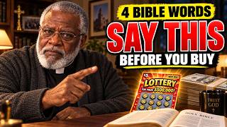 Say These 4 Bible Words Before You EVER Buy a Lottery Ticket!