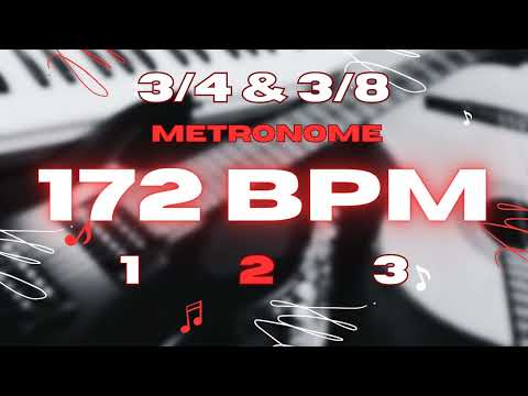 172 BPM - 3/4 & 3/8 Metronome