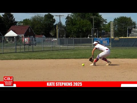 Kate Stephens 2025 Shortstop/Secondbase Softball Skills Video