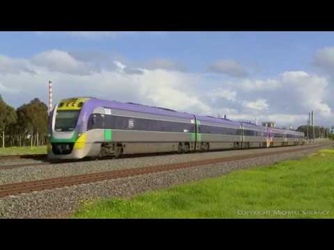 Vline Passenger Trains At Corio (4/9/2019) - PoathTV Australian Railways