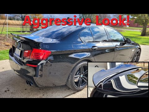 BMW spoiler install on the F10