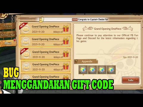CARA MENGGANDAKAN GIFT CODE ONE PIECE BURNING WILL | ANIME