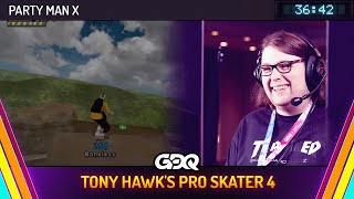 Download lagu Tony Hawk's Pro Skater 4 by PARTY MAN X in 36:42 - Summer Games Done Quick 2025 mp3